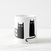 Mug Chat noir amusant (Centre)