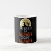 Mug Chat noir arbre mort prêt pour Halloween (Centre)