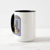 Mug Chat noir Art Nouveau (Devant gauche)