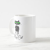 Mug Chat noir aux yeux verts (Devant gauche)
