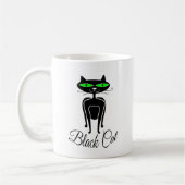 Mug Chat noir aux yeux verts (Gauche)