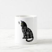 Mug Chat noir aux yeux verts (Centre)