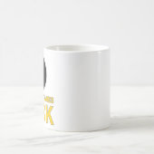 Mug Chat noir aux yeux vides Le vide vous regarde (Centre)