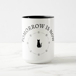Mug Chat noir avec épée magique Halloween Tri-Blend Sh