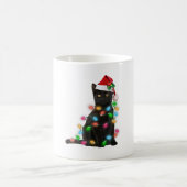 Mug Chat Noir Avec Feu De Noël (Centre)