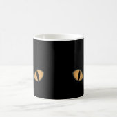 Mug Chat Noir Avec Gros Oeil Orange (Centre)
