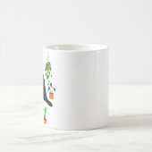 Mug Chat Noir Avec Plantes, Drôle Chat Noir Cadeau (Centre)