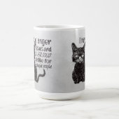 Mug Chat Noir Avec Problèmes de Colère (Centre)
