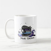 Mug Chat noir azy, Chat d'Halloween | Pour le ver de l (Gauche)