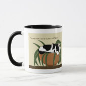 Mug Chat noir blanc Plante drôle (Gauche)