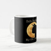 Mug Chat noir Bonjour l'obscurité Mon vieil ami (Devant gauche)