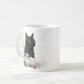 Mug Chat noir capricieux (Devant gauche)