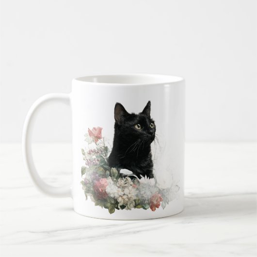 Mug Chat noir capricieux (Gauche)