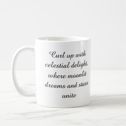 Mug Chat noir céleste pour les amateurs de chats et d' (Gauche)