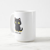 Mug Chat Noir Chanceux (Devant gauche)