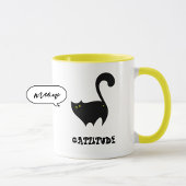 Mug Chat noir Cheeky avec Cattitude Funny