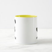 Mug Chat noir Cheeky avec Cattitude Funny (Centre)