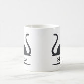 Mug Chat noir couché monogrammé (Centre)