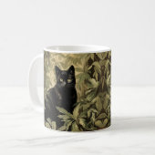 Mug Chat noir dans la forêt luxuriante (Devant gauche)