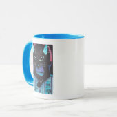 Mug Chat noir de filasse égyptienne (Devant gauche)