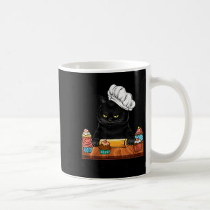 Mug Chat noir de pâtisserie parce que le meurtre est f