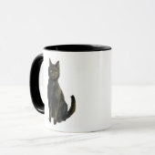 Mug Chat noir démodé de Halloween (Devant gauche)