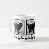 Mug Chat noir d'Halloween (Devant gauche)