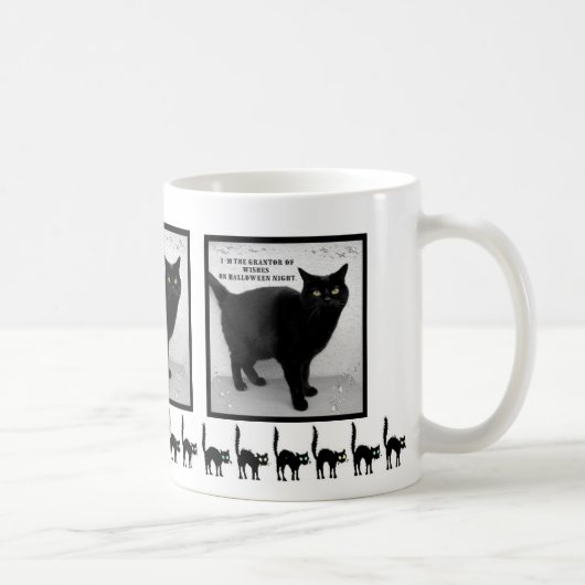 Mug Chat noir d'Halloween (Droite)
