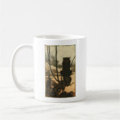 Mug Chat noir d'Halloween effrayant vintage Rackham (Gauche)