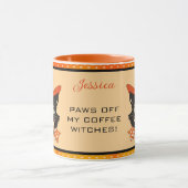 Mug Chat noir d'Halloween - Passe Mes Sorcières de caf (Centre)