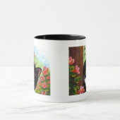 Mug Chat noir drôle Creationarts de smoking (Centre)