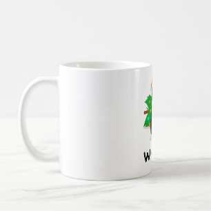 Mug Chat noir drôle, Joyeux chat de Noël Premium