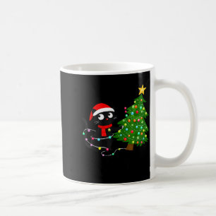 Mug Chat noir drôle Quel_ Sapin de Noël Amateur de cha