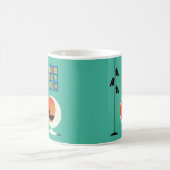 Mug Chat noir du milieu du siècle avec mini-ongles (Centre)