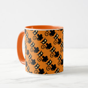 Mug Chat noir éffrayant