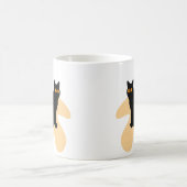 Mug Chat noir éffrayant avec yeux Déplaisants cadeau d (Centre)