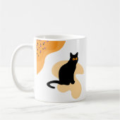 Mug Chat noir éffrayant avec yeux Déplaisants cadeau d (Gauche)