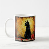 Mug Chat noir élégant (Gauche)