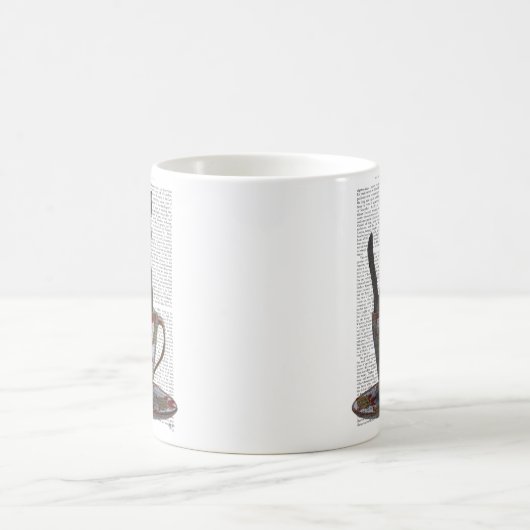 Mug Chat noir en Teacup (Centre)