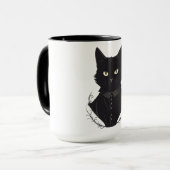 Mug Chat noir enchanté de Salem (Devant gauche)