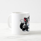 Mug Chat noir et blanc (Devant gauche)