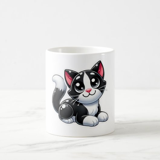 Mug Chat noir et blanc (Centre)
