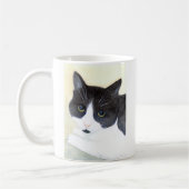 Mug Chat noir et blanc (Gauche)