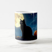 Mug Chat noir et Citrouille (Centre)