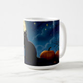 Mug Chat noir et Citrouille (Devant droit)