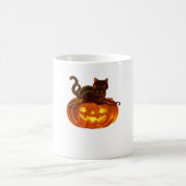 Mug Chat noir et Citrouille - Halloween magique Éffray (Centre)
