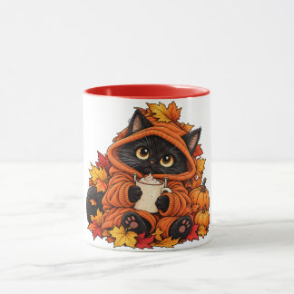 Mug Chat noir et cosy