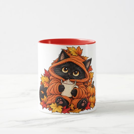 Mug Chat noir et cosy (Centre)