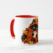 Mug Chat noir et cosy (Devant gauche)