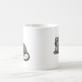 Mug Chat noir et ongle d'argent (Centre)